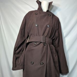 London Fog | chocolate trench coat |
